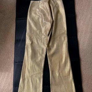 Wilsons Genuine Leather Gold Women's Pants